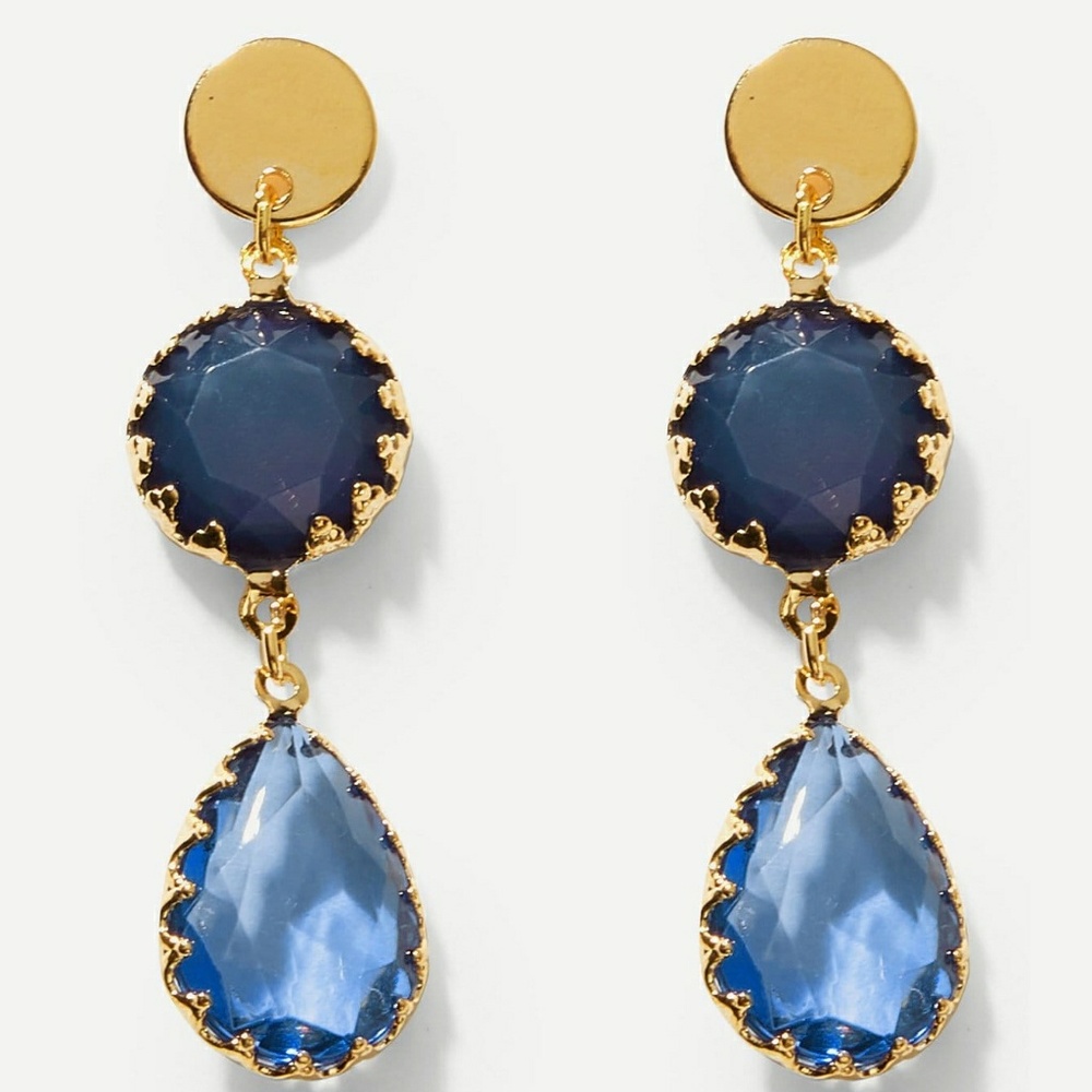 Waterdrop Gemstone Drop Earrings